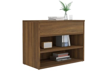 Kenkäpenkki ruskea tammi 60x30x45 cm tekninen puu - Ruskea - Säilytys - Eteisen säilytys