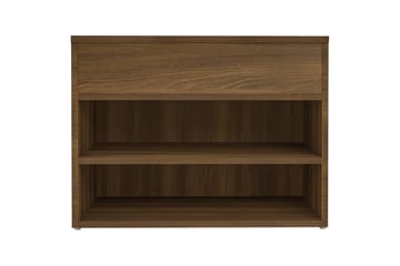 Kenkäpenkki ruskea tammi 60x30x45 cm tekninen puu - Ruskea - Säilytys - Eteisen säilytys