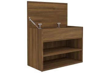 Kenkäpenkki ruskea tammi 60x30x45 cm tekninen puu - Ruskea - Säilytys - Eteisen säilytys
