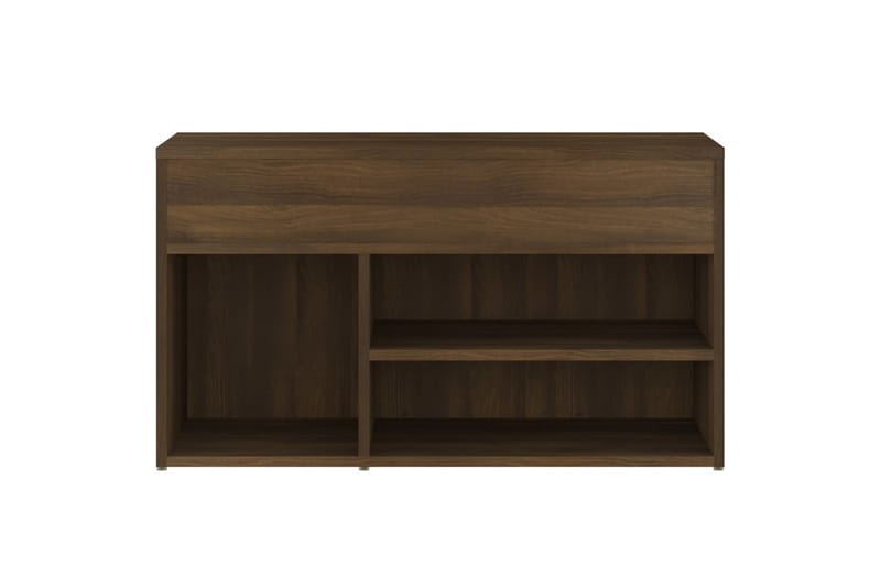 Kenkäpenkki ruskea tammi 80x30x45 cm tekninen puu - Ruskea - Säilytys - Eteisen säilytys