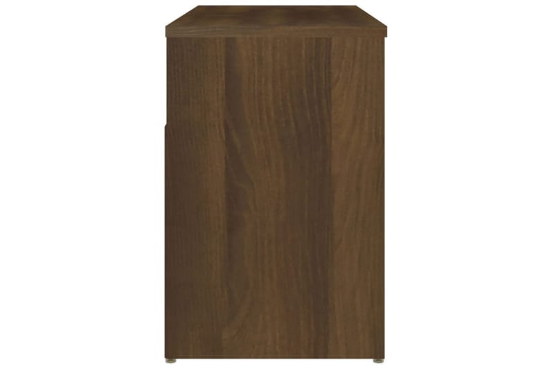 Kenkäpenkki ruskea tammi 80x30x45 cm tekninen puu - Ruskea - Säilytys - Eteisen säilytys