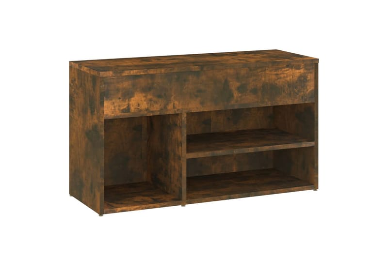 Kenkäpenkki savutammi 80x30x45 cm tekninen puu - Ruskea - Säilytys - Eteisen säilytys