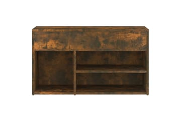 Kenkäpenkki savutammi 80x30x45 cm tekninen puu - Ruskea - Säilytys - Eteisen säilytys