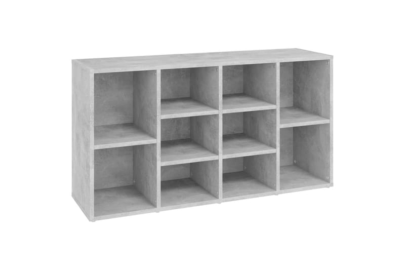 Kenkien säilytyspenkki betoninharmaa 103x30x54,5 cm - Säilytys - Eteisen säilytys