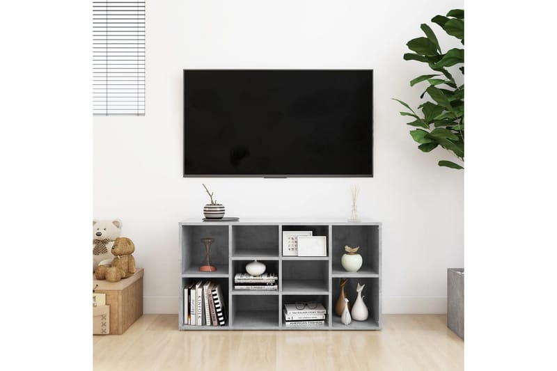 Kenkien säilytyspenkki betoninharmaa 103x30x54,5 cm - Säilytys - Eteisen säilytys