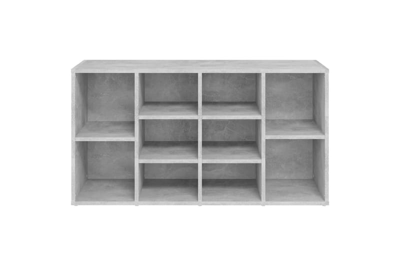 Kenkien säilytyspenkki betoninharmaa 103x30x54,5 cm - Säilytys - Eteisen säilytys