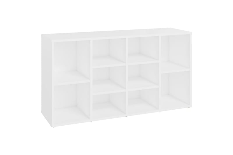 Kenkien säilytyspenkki valkoinen 103x30x54,5 cm lastulevy - Säilytys - Eteisen säilytys