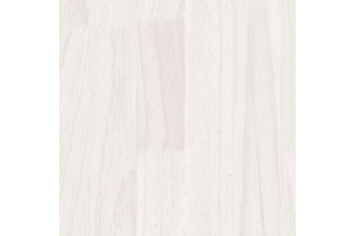 2-tasoinen kirjahylly valkoinen 40x30x70 cm täysi mänty - Kirjahylly - Hylly