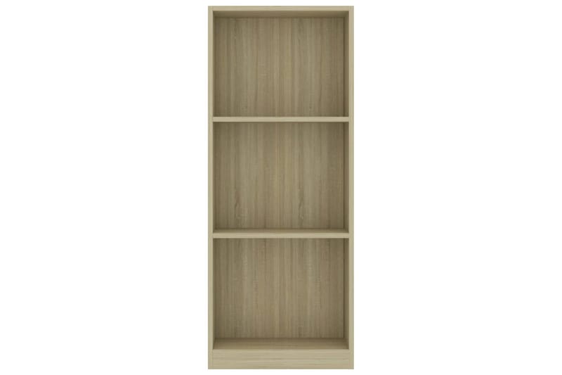 3-tasoinen kirjahylly Sonoma tammi 40x24x108 cm lastulevy - Ruskea - Säilytys - Hylly - Kirjahylly