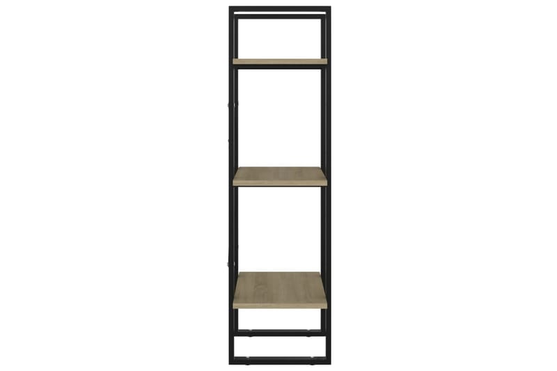 3-tasoinen kirjahylly Sonoma-tammi 40x30x105 cm lastulevy - Ruskea - Säilytys - Hylly - Kirjahylly