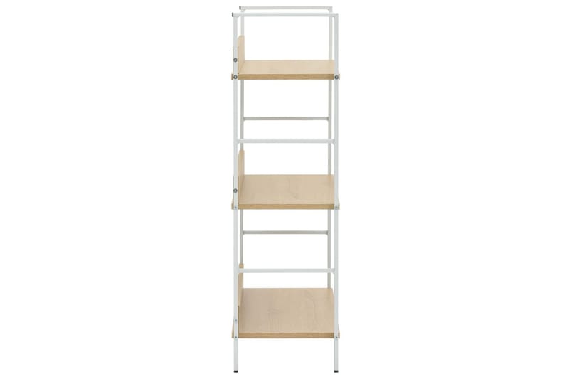 3-tasoinen kirjahylly tammi 60x27,6x90,5 cm lastulevy - Säilytys - Hylly - Kirjahylly