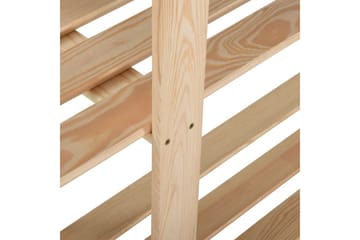 5-kerroksinen varastohylly 170x28,5x170 cm täysi mänty - Ruskea - Säilytys - Hylly - Säilytyshylly - Varastohylly