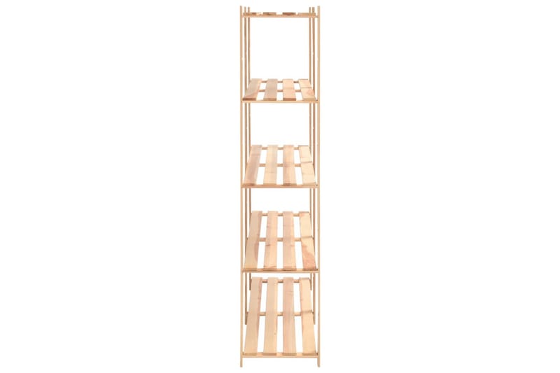 5-kerroksinen varastohylly 170x38x170 cm täysi mänty 500 kg - Beige - Säilytys - Hylly - Säilytyshylly - Varastohylly