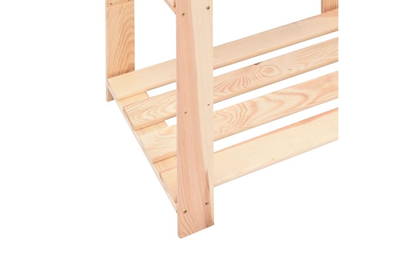 5-kerroksinen varastohylly 80x38x170 cm täysi mänty 250 kg - Beige - Säilytys - Hylly - Säilytyshylly - Varastohylly
