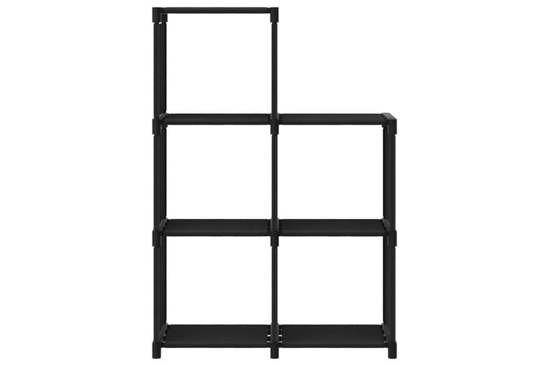 5 kuution esittelyhylly musta 103x30x72,5 cm kangas - Säilytys - Hylly - Kirjahylly