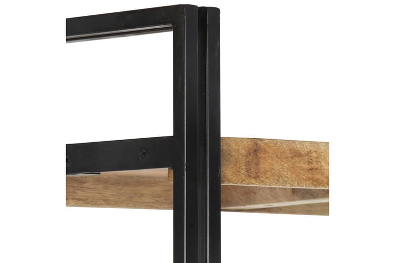 5-tasoinen kirjahylly 90x30x180 cm täysi mangopuu - Ruskea - Säilytys - Hylly - Kirjahylly