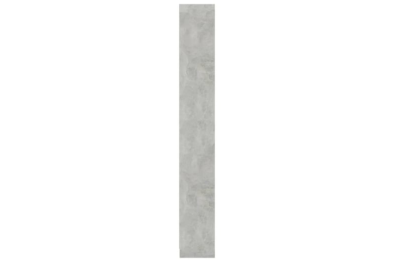 5-tasoinen kirjahylly betoninharmaa 40x24x175 cm lastulevy - Harmaa - Säilytys - Hylly - Kirjahylly