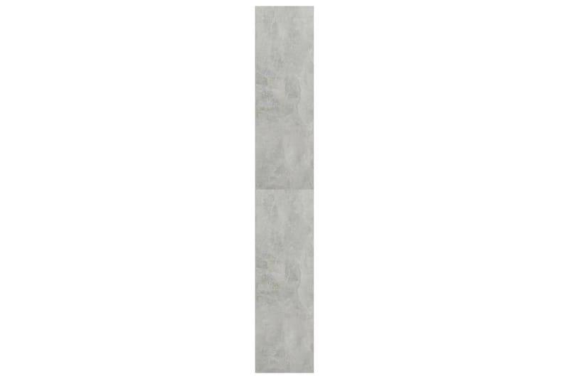 5-tasoinen kirjahylly betoninharmaa 80x30x189 cm lastulevy - Harmaa - Säilytys - Hylly - Kirjahylly