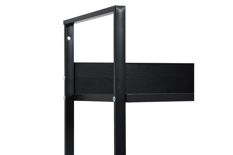 5-tasoinen kirjahylly musta 60x27,6x158,5 cm lastulevy - Säilytys - Hylly - Kirjahylly