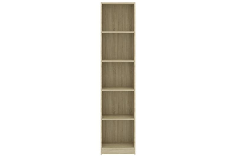 5-tasoinen kirjahylly Sonoma tammi 40x24x175 cm lastulevy - Keltainen - Säilytys - Hylly - Kirjahylly