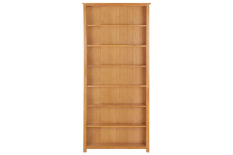 6-kerroksinen kirjahylly 90x22,5x200 cm täysi tammi - Ruskea - Säilytys - Hylly - Kirjahylly