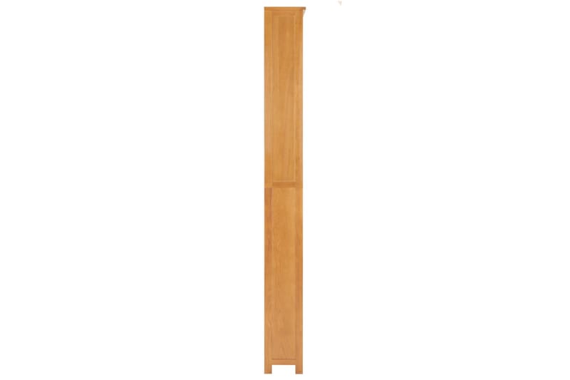 6-kerroksinen kirjahylly 90x22,5x200 cm täysi tammi - Ruskea - Säilytys - Hylly - Kirjahylly