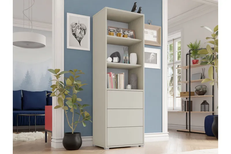 Agawal Kirjahylly 60 cm - Beige - Säilytys - Hylly - Kirjahylly