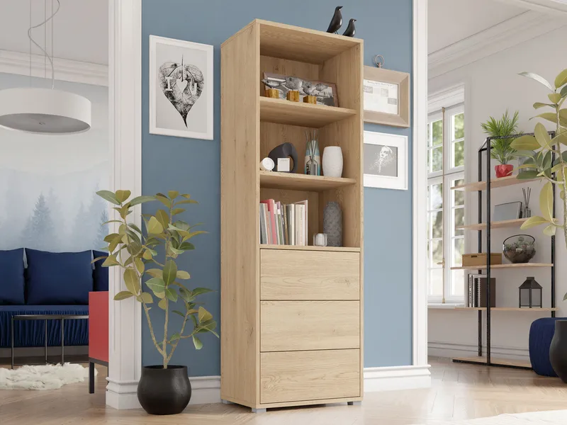 Agawal Kirjahylly 60 cm - Ruskea - Säilytys - Hylly - Kirjahylly