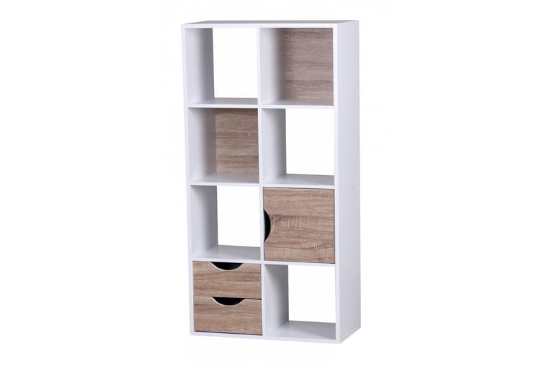 Ajan kirjahylly 60 cm maalattua puuta - Valkoinen - Säilytys - Hylly - Kirjahylly