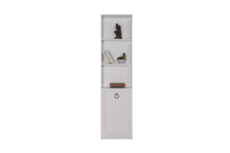 Ajkati kirjahylly 45x24 cm valkoinen - Hanah Home - Säilytys - Hylly - Kirjahylly