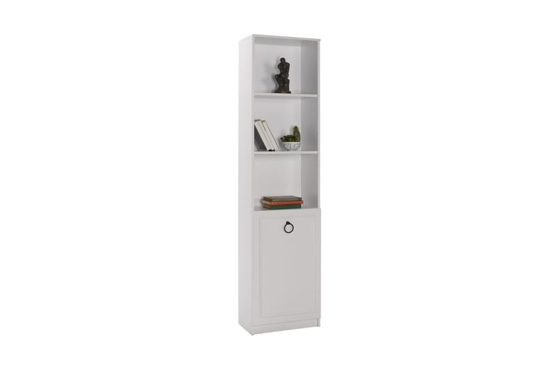 Ajkati kirjahylly 45x24 cm valkoinen - Hanah Home - Säilytys - Hylly - Kirjahylly