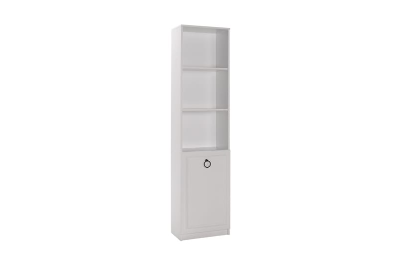 Ajkati kirjahylly 45x24 cm valkoinen - Hanah Home - Säilytys - Hylly - Kirjahylly
