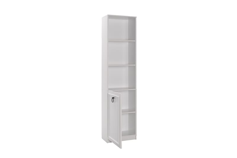 Ajkati kirjahylly 45x24 cm valkoinen - Hanah Home - Säilytys - Hylly - Kirjahylly