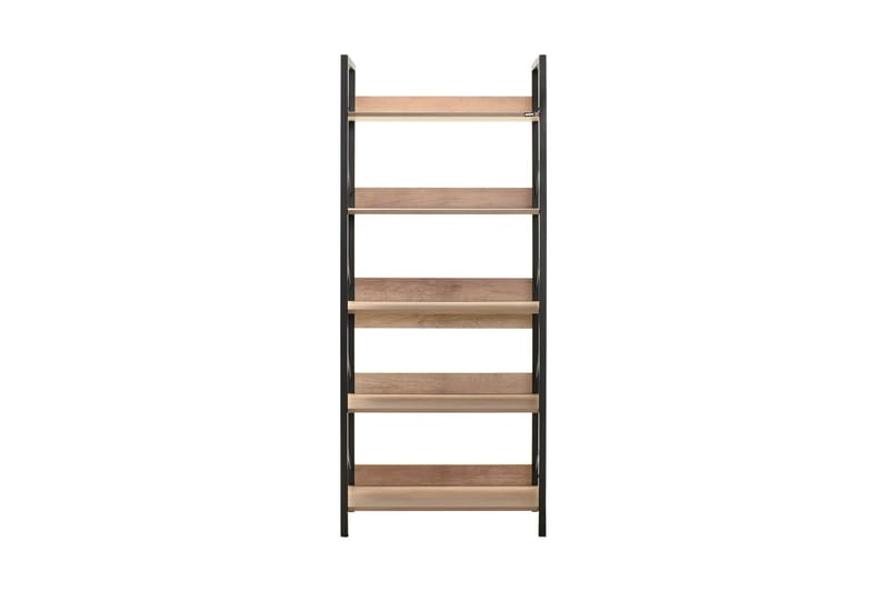 Ajkati kirjahylly 73x35 cm ruskea/musta - Hanah Home - Säilytys - Hylly - Kirjahylly