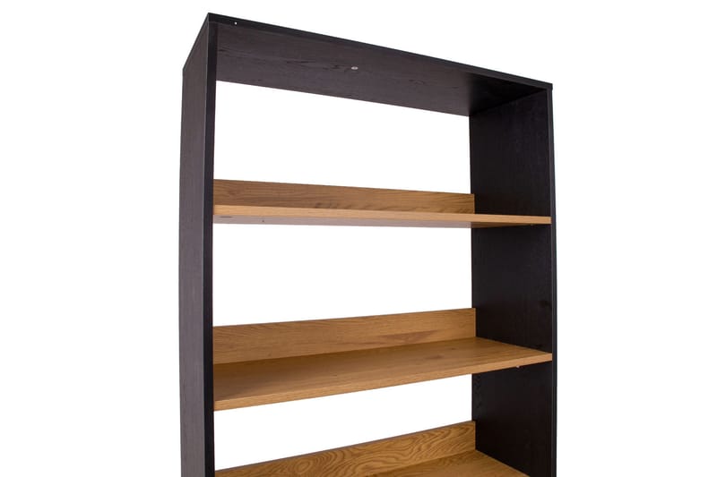 Amsterdam kirjahylly 80 cm puinen metallirunko - Musta|Ruskea - Säilytys - Hylly - Kirjahylly