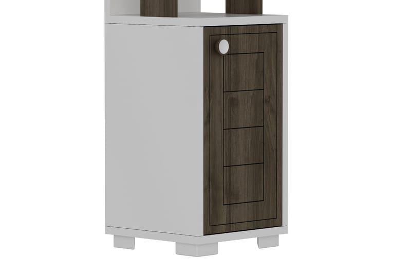 Anayurt kirjahylly 29,6x21,6 cm valkoinen/ruskea - Hanah Home - Säilytys - Hylly - Kirjahylly