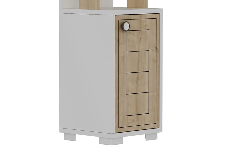Anayurt kirjahylly 29,6x21,6 cm valkoinen/ruskea - Hanah Home - Säilytys - Hylly - Kirjahylly