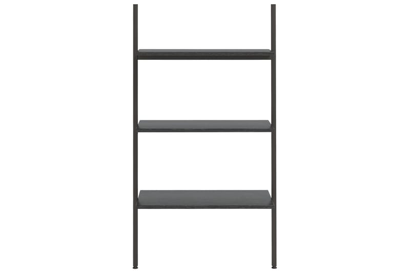 beBasic 3-kerroksinen kalteva hylly musta 64x34x116 cm - Musta - Säilytys - Hylly - Tikashylly
