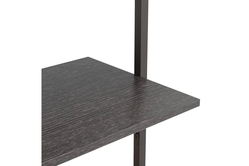 beBasic 3-kerroksinen kalteva hylly musta 64x35x120,5 cm - Musta - Säilytys - Hylly - Kirjahylly
