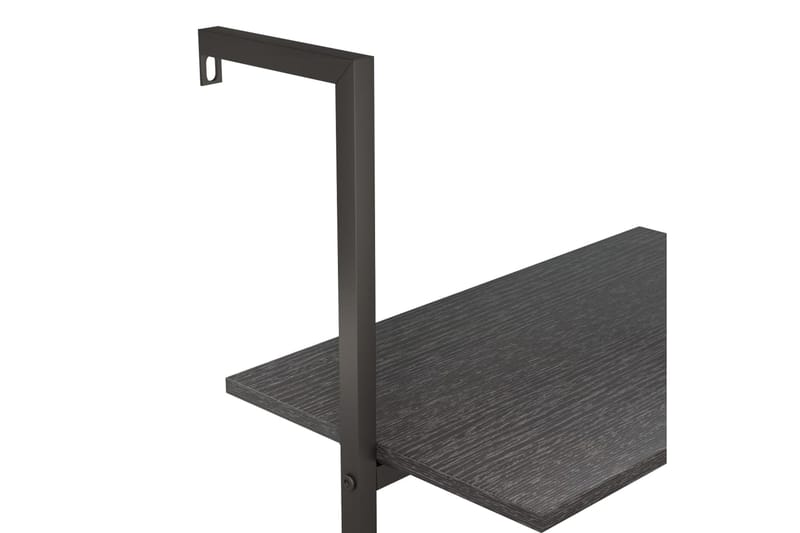 beBasic 3-kerroksinen kalteva hylly musta 64x35x120,5 cm - Musta - Säilytys - Hylly - Kirjahylly