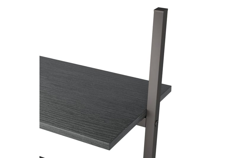 beBasic 4-kerroksinen kalteva hylly musta 64x34x150,5 cm - Musta - Säilytys - Hylly - Kirjahylly