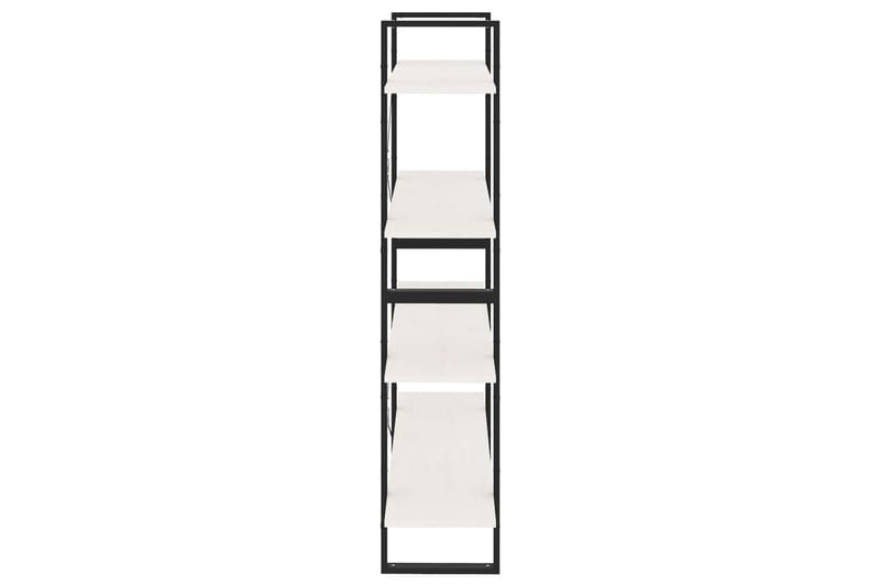 beBasic 4-tasoinen kirjahylly valkoinen 100x30x140 cm täysi mänty - Valkoinen - Säilytys - Hylly - Kirjahylly