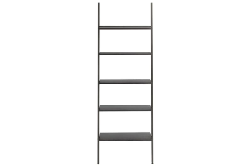 beBasic 5-kerroksinen kalteva hylly musta 64x34x185,5 cm - Musta - Säilytys - Hylly - Kirjahylly
