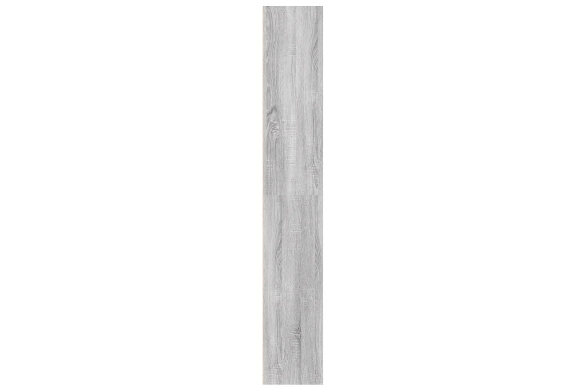 beBasic 5-kerroksinen Kirjahylly harm. Sonoma 60x30x189 cm tekninen puu - Harmaa - Säilytys - Hylly - Kirjahylly