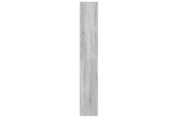 beBasic 5-kerroksinen Kirjahylly harm. Sonoma 60x30x189 cm tekninen puu - Harmaa - Säilytys - Hylly - Kirjahylly