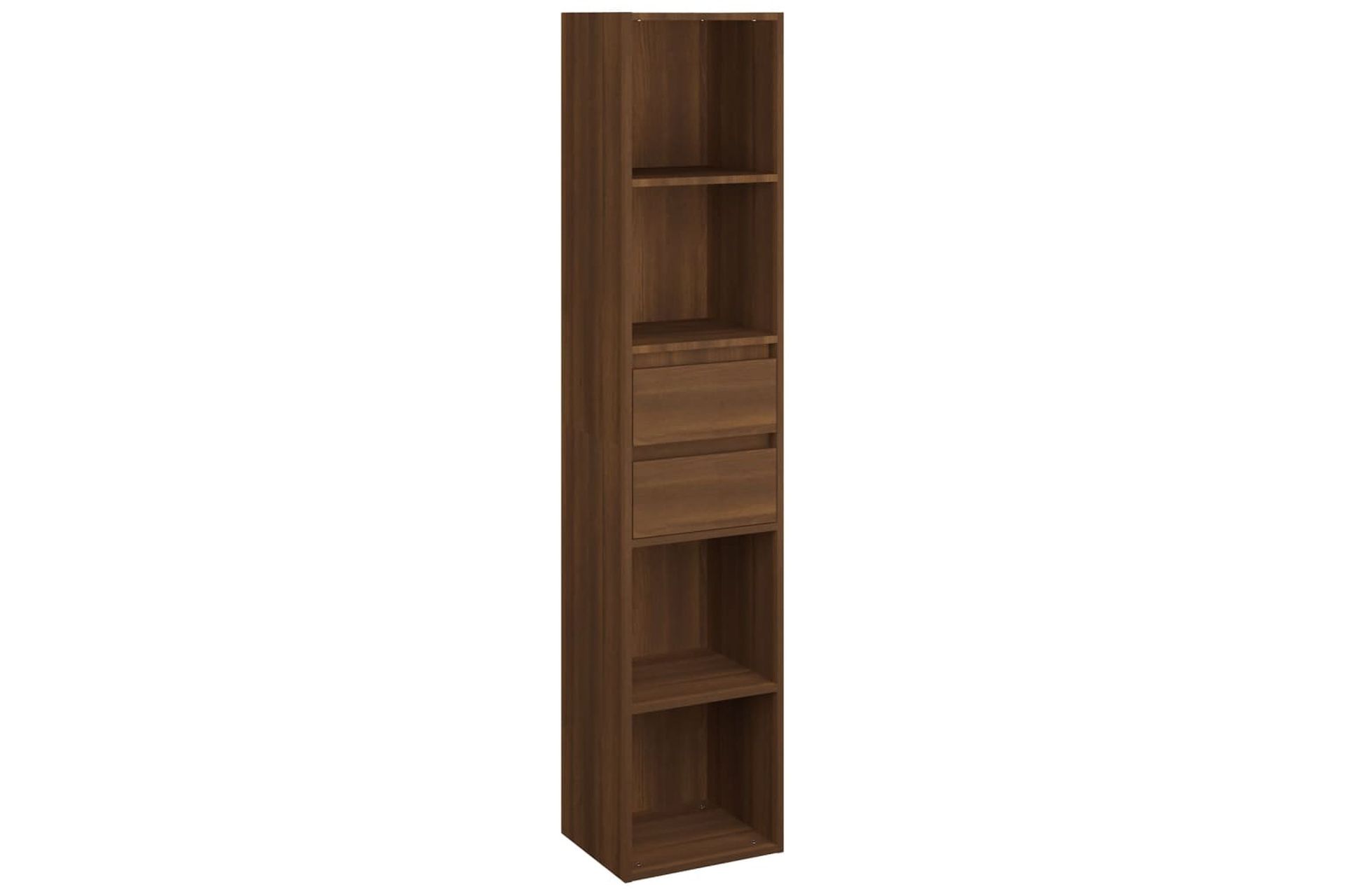 beBasic Kirjahylly ruskea tammi 36x30x171 cm tekninen puu - Ruskea - Säilytys - Hylly - Kirjahylly