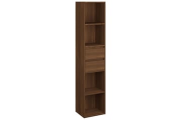 beBasic Kirjahylly ruskea tammi 36x30x171 cm tekninen puu - Ruskea - Säilytys - Hylly - Kirjahylly