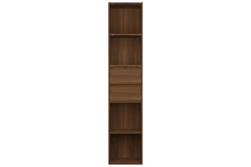 beBasic Kirjahylly ruskea tammi 36x30x171 cm tekninen puu - Ruskea - Säilytys - Hylly - Kirjahylly