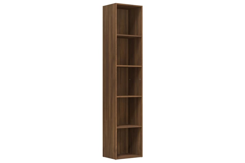 beBasic Kirjahylly ruskea tammi 40x30x189 cm tekninen puu - Ruskea - Säilytys - Hylly - Kirjahylly