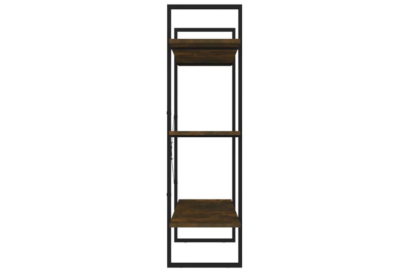 beBasic Kirjahylly savutammi 100x30x105 cm tekninen puu - Ruskea - Säilytys - Hylly - Kirjahylly